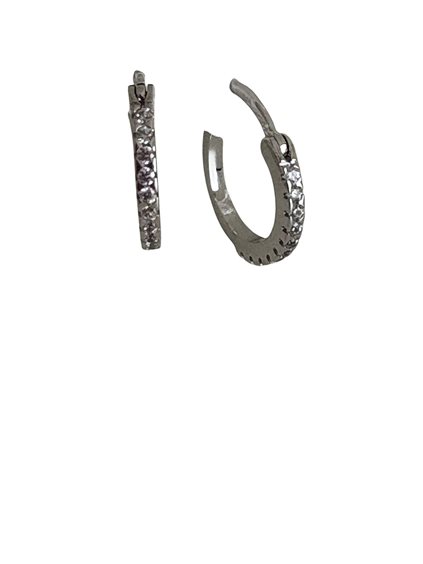 Orecchini Domar in Oro bianco OROR-595-280 - OROR-595-280